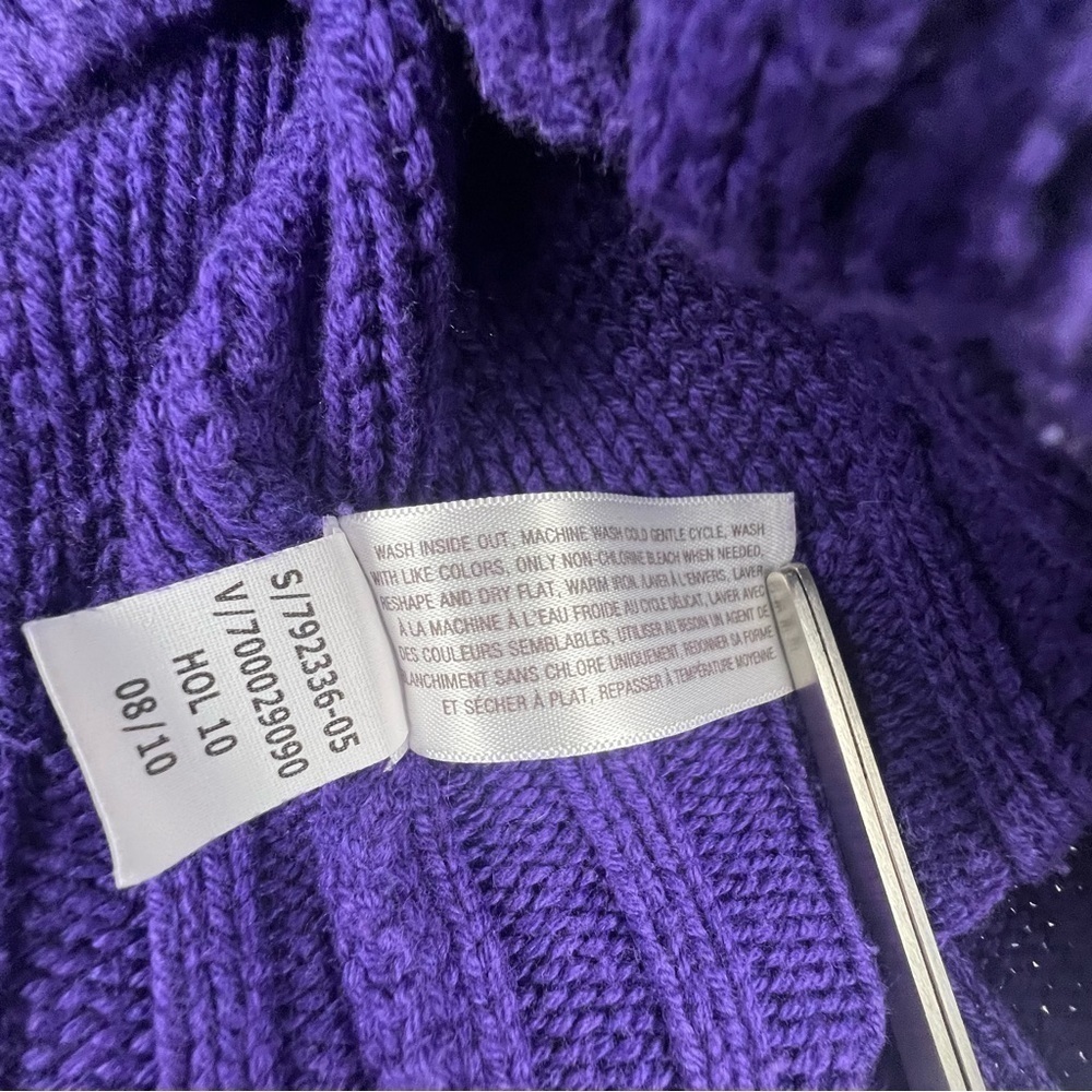 Old Navy - Women’s Small Cowl Neck Sweater - Purple - Picture 8 of 9